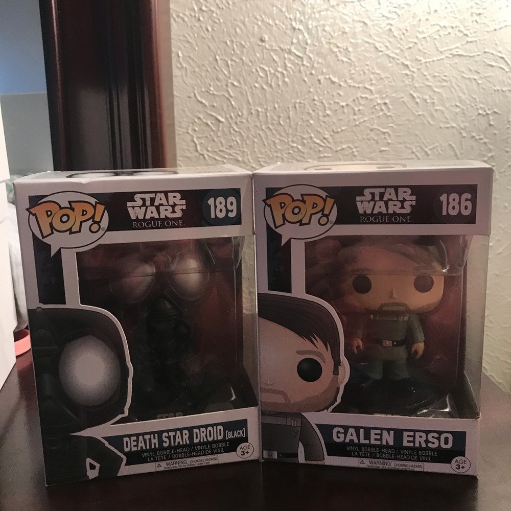 Star Wars funko pop vinyl bobble